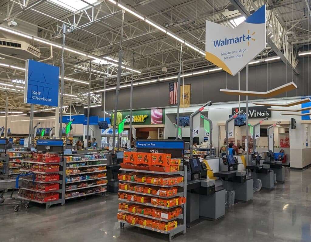 Walmart+会員だけがモバイルのスキャンアンドゴーを利用できる