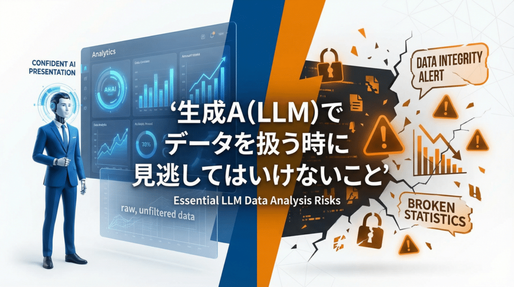 生成AI（LLM）でデータを扱う時に見逃してはいけないこと